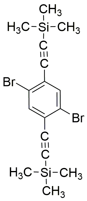 1,4-Dibromo-2,5-bis[2-(trimethylsilyl)ethynyl]benzene