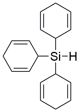 Tri(cyclohexa-2,5-diène-1-yl)silane