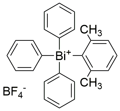 Triphenyl-2,6-xylylbismuthonium tetrafluoroborate