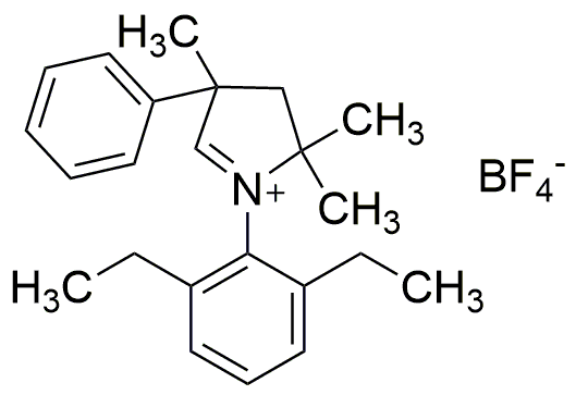 Tetrafluoroborato de 1-(2,6-dietilfenil)-2,2,4-trimetil-4-fenil-3,4-dihidro-2H-pirrol-1-io