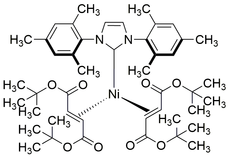 (1,3-Dimesitylimidazol-2-ylidène)nickel(0) bis(di-tert-butyl fumarate)