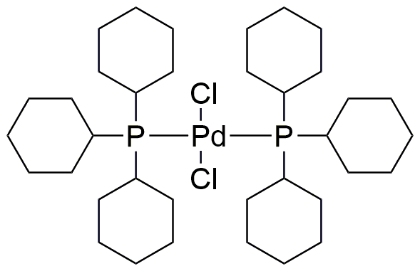 Dicloruro de bis(triciclohexilfosfina)paladio(II)