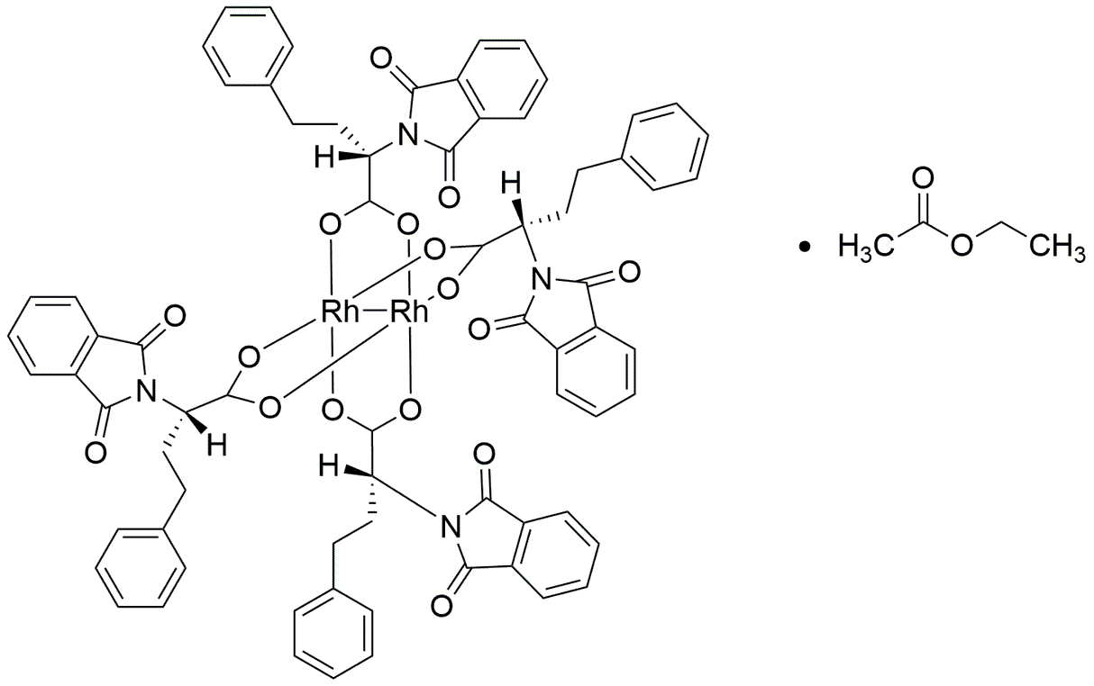 Aducto de acetato de etilo de tetrakis[N-ftaloil-(S)-fenilalaninato]dirhodio