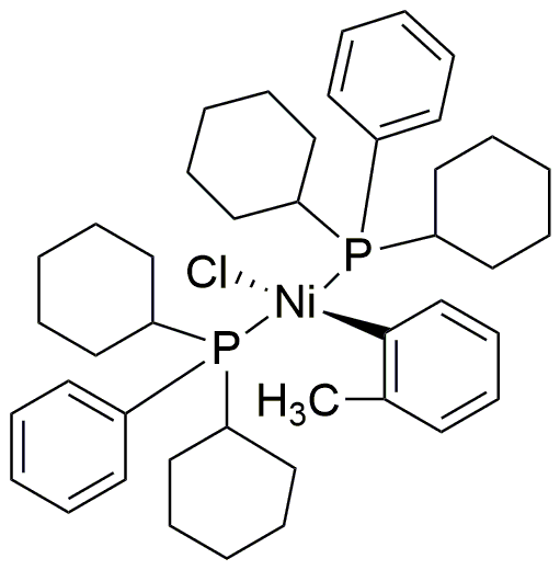 Chlorobis[dicyclohexyl(phenyl)phosphino](o-tolyl)nickel(II)