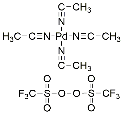 Tetrakis(acetonitrile)palladium(II) bis(trifluoromethanesulfonate)