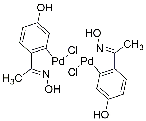 Di-μ-chlorobis[5-hydroxy-2-[1-(hydroxyimino)ethyl]phenyl]palladium(II) Dimer