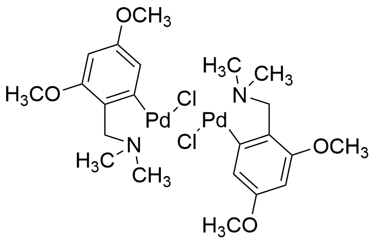 Di-μ-chlorobis[2-[(dimethylamino)methyl]-4,6-dimethoxyphenyl-C,N]dipalladium(II)