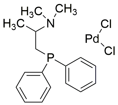 Dicloruro de [(2-dimetilamino)propildifenilfosfina]paladio(II)