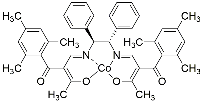 (1S,2S)-N,N'-Bis[3-oxo-2-(2,4,6-triméthylbenzoyl)butylidène]-1,2-diphényléthylènediaminato Cobalt(II)