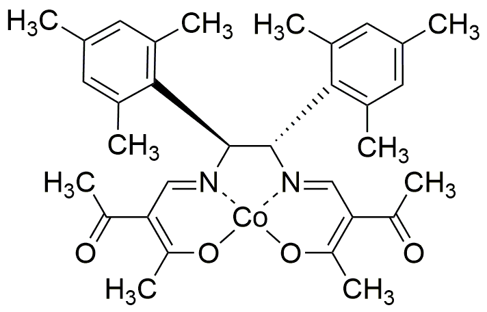 (1S,2S)-N,N'-Bis(2-acetil-3-oxo-2-butenilideno)-1,2-dimesititilendiaminato de cobalto(II)