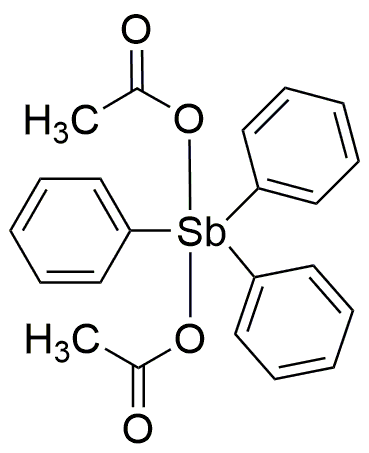 Triphenylantimony diacetate