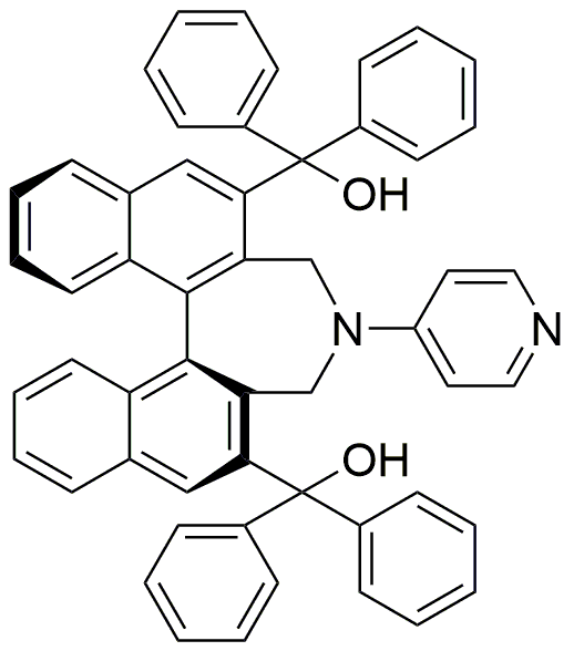 (S)-[4-(piridin-4-il)-4,5-dihidro-3H-dinafto[2,1-c:1',2'-e]azepina-2,6-diil]bis(difenilmetanol)