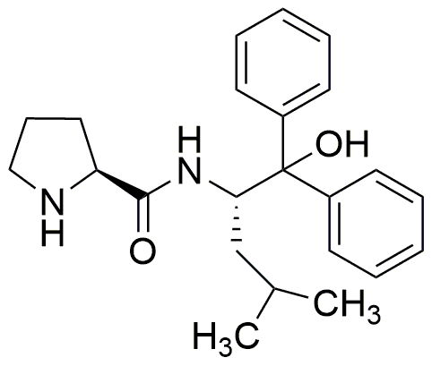 (2S)-N-[(1S)-1-(hydroxydiphénylméthyl)-3-méthylbutyl]-2-pyrrolidinecarboxamide