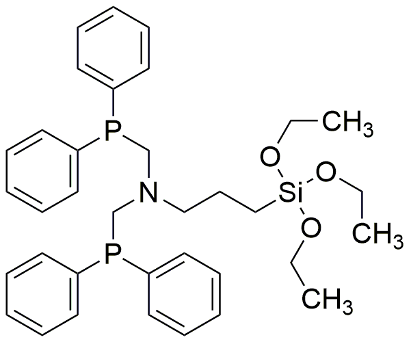 N,N-Bis[(diphénylphosphino)méthyl]-3-(triéthoxysilyl)propylamine