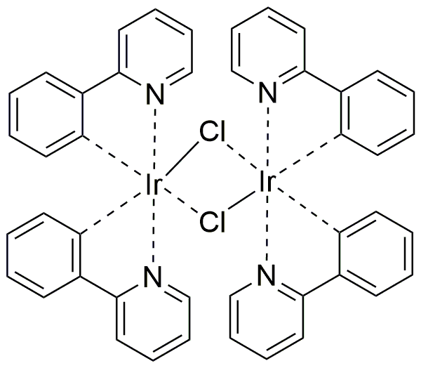 Dichlorotétrakis[2-(2-pyridinyl)phényl]diiridium(III)