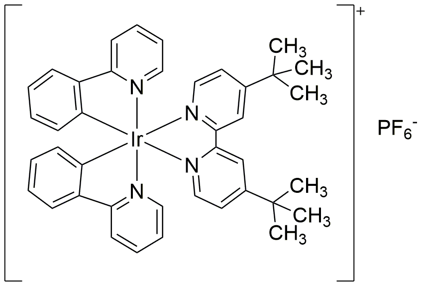 Hexafluorofosfato de (4,4'-di-terc-butil-2,2'-bipiridina)bis[(2-piridinil)fenil]iridio(III)