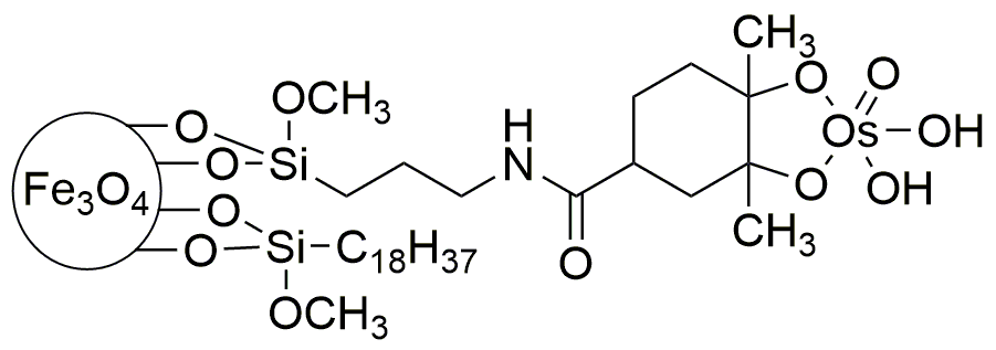 Catalizador de osmio soportado sobre magnetita (0,07-0,09 mmol/g)