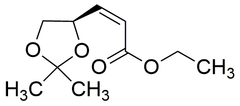 Ethyl (R)-cis-3-(2,2-dimethyl-1,3-dioxolan-4-yl)propenoate