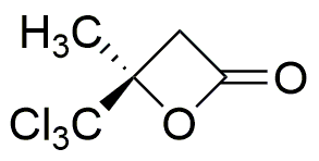 (R)-(+)-4-méthyl-4-(trichlorométhyl)-2-oxétanone