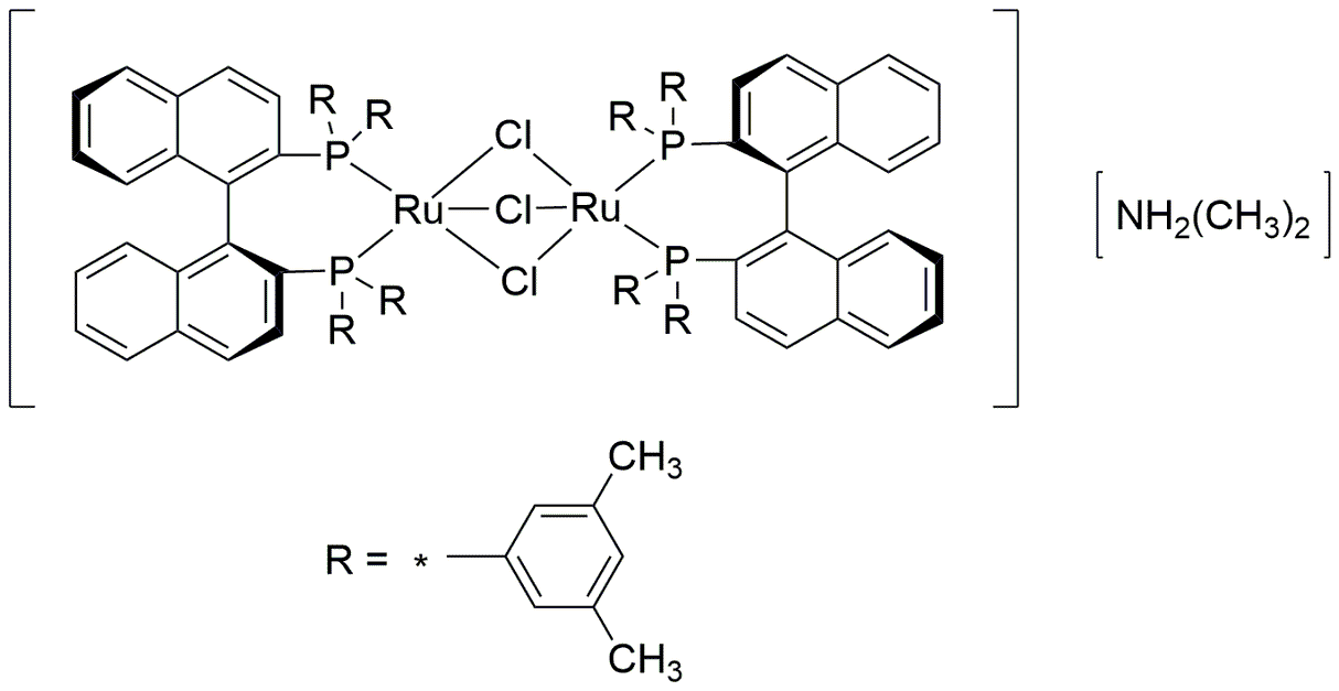 [NH2Me2][(RuCl((S-xylbinap))2(m-Cl)3]