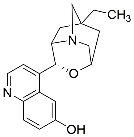 (1R,3S,5R,7R,8aS)-7-éthylhexahydro-1-(6-hydroxy-4-quinolinyl)-3,7-méthano-1H-pyrrolo[2,1-c][1,4]oxazine