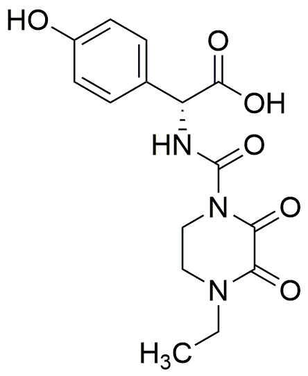 Ácido (R)-2-(4-etil-2,3-dioxopiperazina-1-carboxamido)-2-(4-hidroxifenil)acético