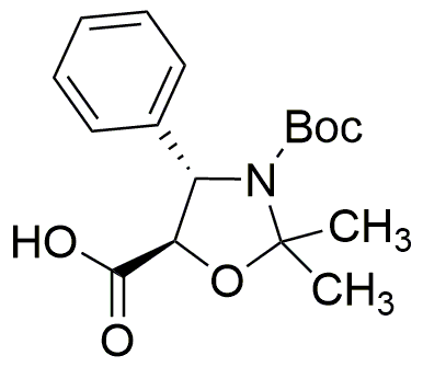 Ácido (4S,5R)-3-(terc-butoxicarbonil)-2,2-dimetil-4-fenil-1,3-oxazolidina-5-carboxílico