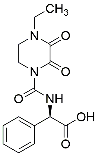 Ácido (R)-(-)-a-[[(4-etil-2,3-dioxo-1-piperazinil)carbonil]amino]bencenoacético