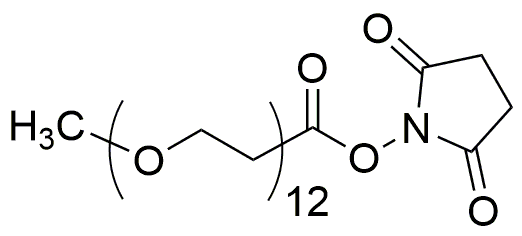 Methyl-PEG12-NHS ester