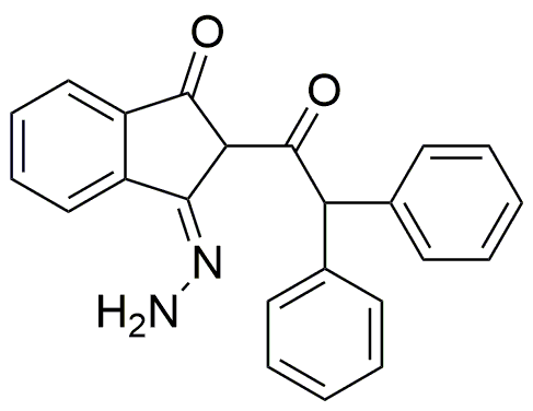 2-Diphenylacetyl-1,3-indandione-1-hydrazone