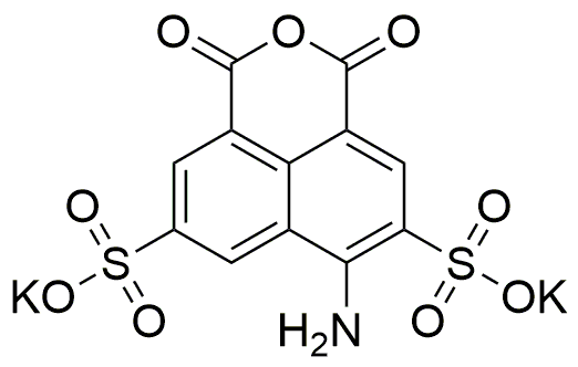 Sal dipotásica del anhídrido 4-amino-3,6-disulfo-1,8-naftálico