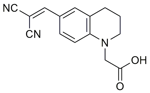 N-Carboximetil-6-(2,2-dicianovinil)-1,2,3,4-tetrahidroquinolina