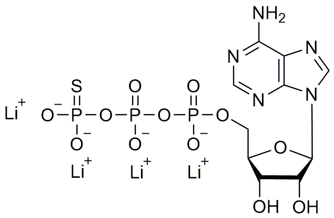 Adenosine-5'-[γ-thio]triphosphate tetralithium salt