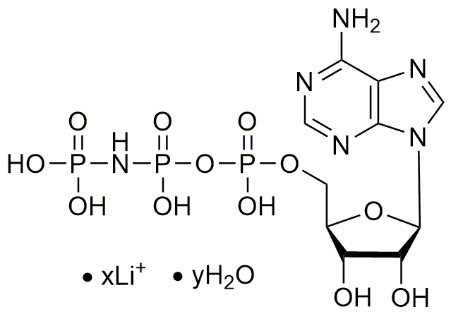 Adénosine-5'-(β,γ-imido)triphosphate sel de lithium hydraté