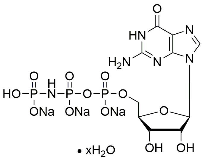 Sel trisodique hydraté de guanosine-5'-[b,g-imido]triphosphate