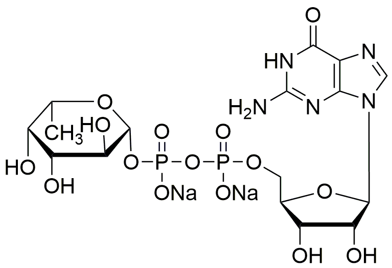 Guanosine-5'-diphospho-β-L-fucose sodium salt