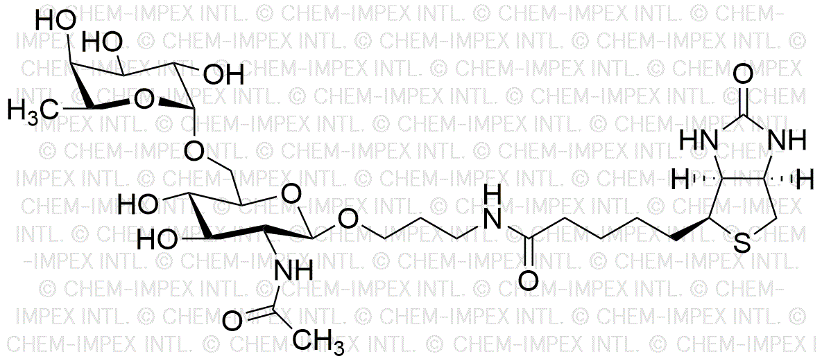 Fucα(1-6)GlcNAc-β-propylamido-biotin