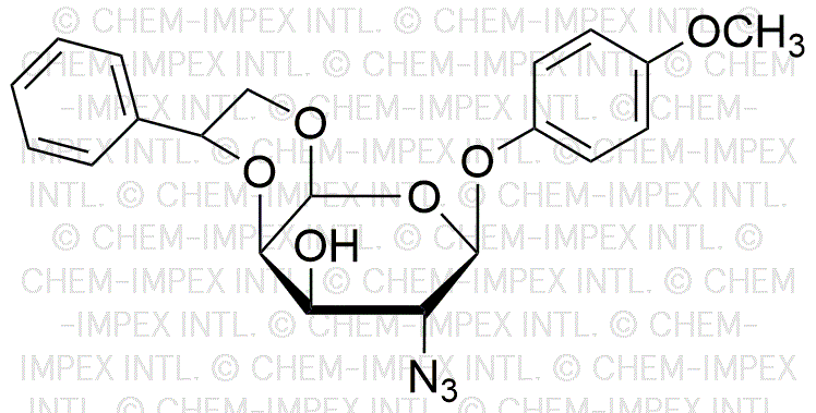 4-méthoxyphényl 2-azido-4,6-O-benzylidène-2-désoxy-β-D-galactopyranoside