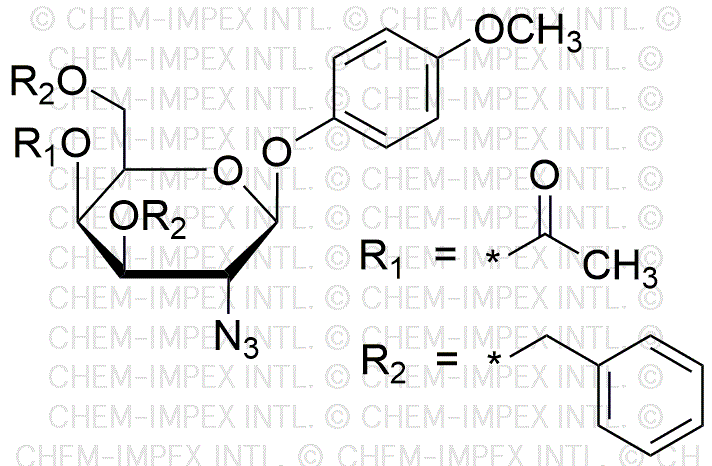 4-Methoxyphenyl 4-O-acetyl-2-azido-3,6-di-O-benzyl-2-deoxy-β-D-glucopyranoside