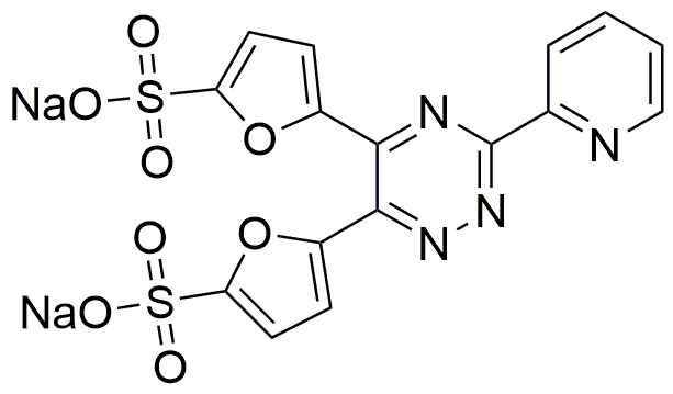 Sal disódica del ácido 3-(2-piridil)-5,6-di(2-furil)-1,2,4-triazina-5',5''-disulfónico