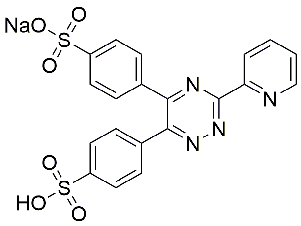 Sal sódica del ácido 3-(2-piridil)-5,6-difenil-1,2,4-triazina-4',4''-disulfónico