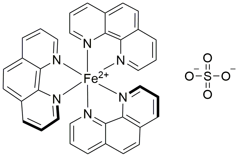 Ferroin indicator solution (0.1 wt. % in H2O)