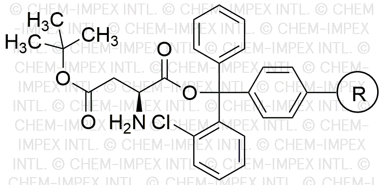 Résine de b-tert-butyle 2-chlorotrityle d'acide L-aspartique