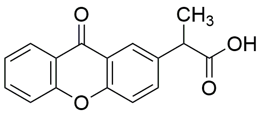 Acide 2-(9-oxoxanthène-2-yl)propionique