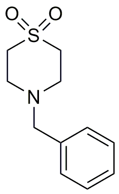 4-Benzylthiomorpholine 1,1-dioxide