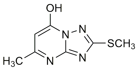 7-hydroxy-5-méthyl-2-méthylthio-[1,2,4]triazolo[1,5-a]pyrimidine