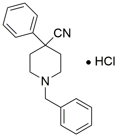 1-Benzyl-4-cyano-4-phenylpiperidine hydrochloride