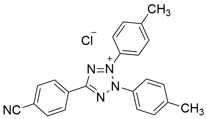 Cloruro de 2,3-bis(4-metilfenil)-5-(4-cianofenil)tetrazolio