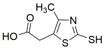 Acide (2-mercapto-4-méthyl-5-thiazolyl)acétique