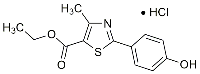 Ethyl 2-(4-hydroxyphenyl)-4-methylthiazole-5-carboxylate hydrochloride